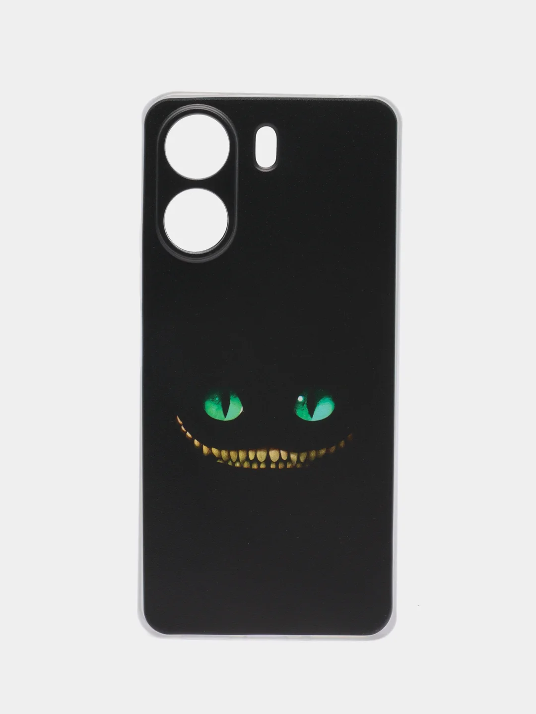 Черный силиконовый чехол на Xiaomi Redmi 13C/Poco C65 (Сяоми Редми 13C/Поко С65), с рисунком