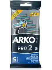 ARKO Men одноразовый станок для бритья Т2 Pro, 5 шт