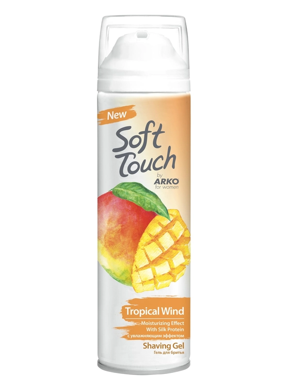 Soft Touch Гель для бритья увлажняющий Манго и Мандарин, 200 мл