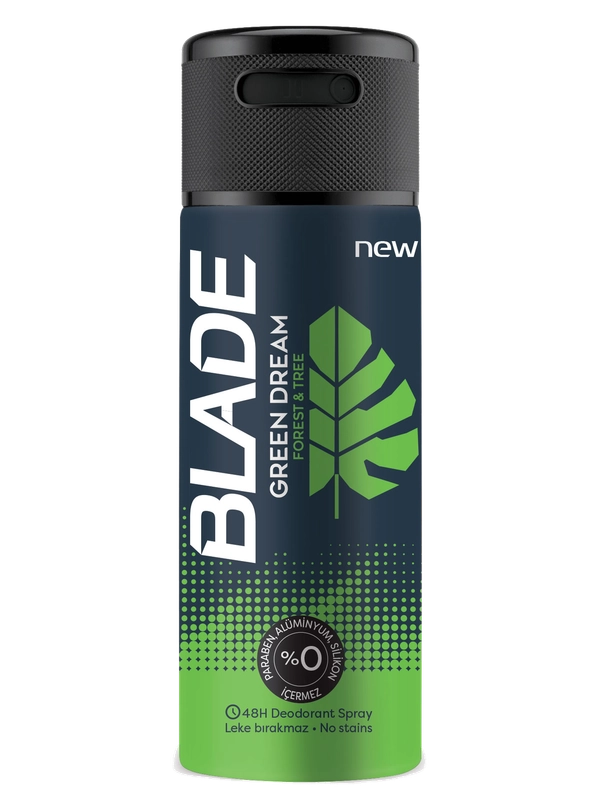 BLADE дезодорант-спрей мужской Green Dream, 150 мл