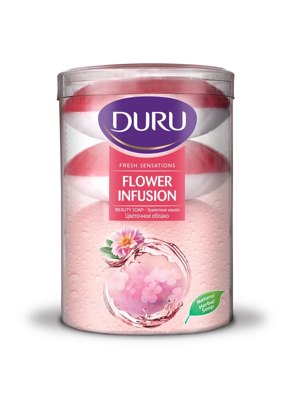 Мыло DURU Fresh Sensation Цветочное наслаждение, 4х100 г