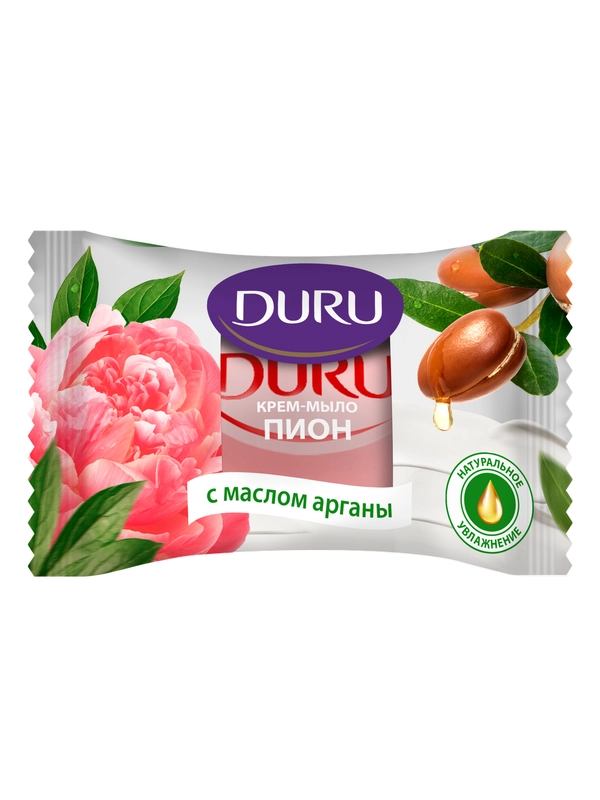 Крем-мыло DURU Пион с маслом арганы, 80 г