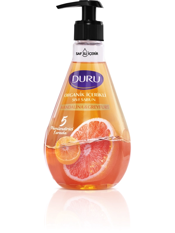 Жидкое мыло DURU Organic Ingredients Мандарин&Грейпфрут, 500 мл