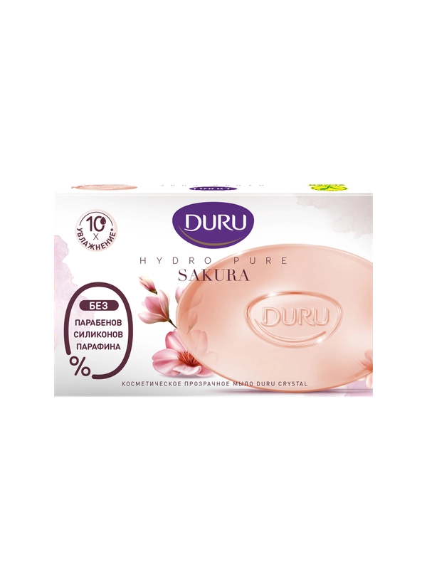 Косметическое мыло DURU Hydro Pure Лепестки сакуры, 106 г