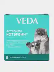 Кормовая добавка для кошек и собак Фитодиета Котэрвин 3*10мл