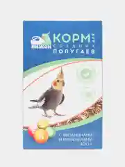 Корм "Пижон" для средних попугаев, с витаминами и минералами, 400 г