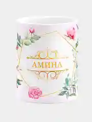 Кружка керамическая Амина принт Цветы