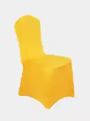 Желтый чехол для стульев