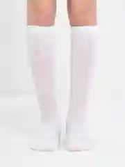 Серебряный гольфы детские белые