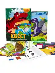 Детская игра квест/Игровой набор "В поисках острова динозавров". Проф-Пресс