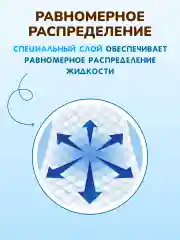 MOONY Подгузники трусики детские универсальные 3 размер M 6-12 кг, 48шт