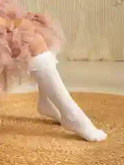 Белый гольфы  для девочек, белые,черные, кружевные
