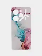 Ледяной силиконовый чехол на Tecno Pova 6 Pro 5G / Текно Пова 6 Про прозрачный, с рисунком