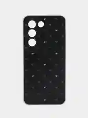 Черный силиконовый чехол на Vivo V30 lite 4G / Виво V30 Лайт 4G прозрачный, с рисунком