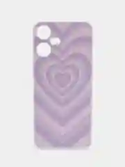 Лавандовый чехол на Tecno Pova Neo 3 (Текно Пова Нео 3), прозрачный, с рисунком, защита камеры