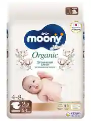 MOONY Natural подгузники, S (4-8 кг), 58 шт. NEW