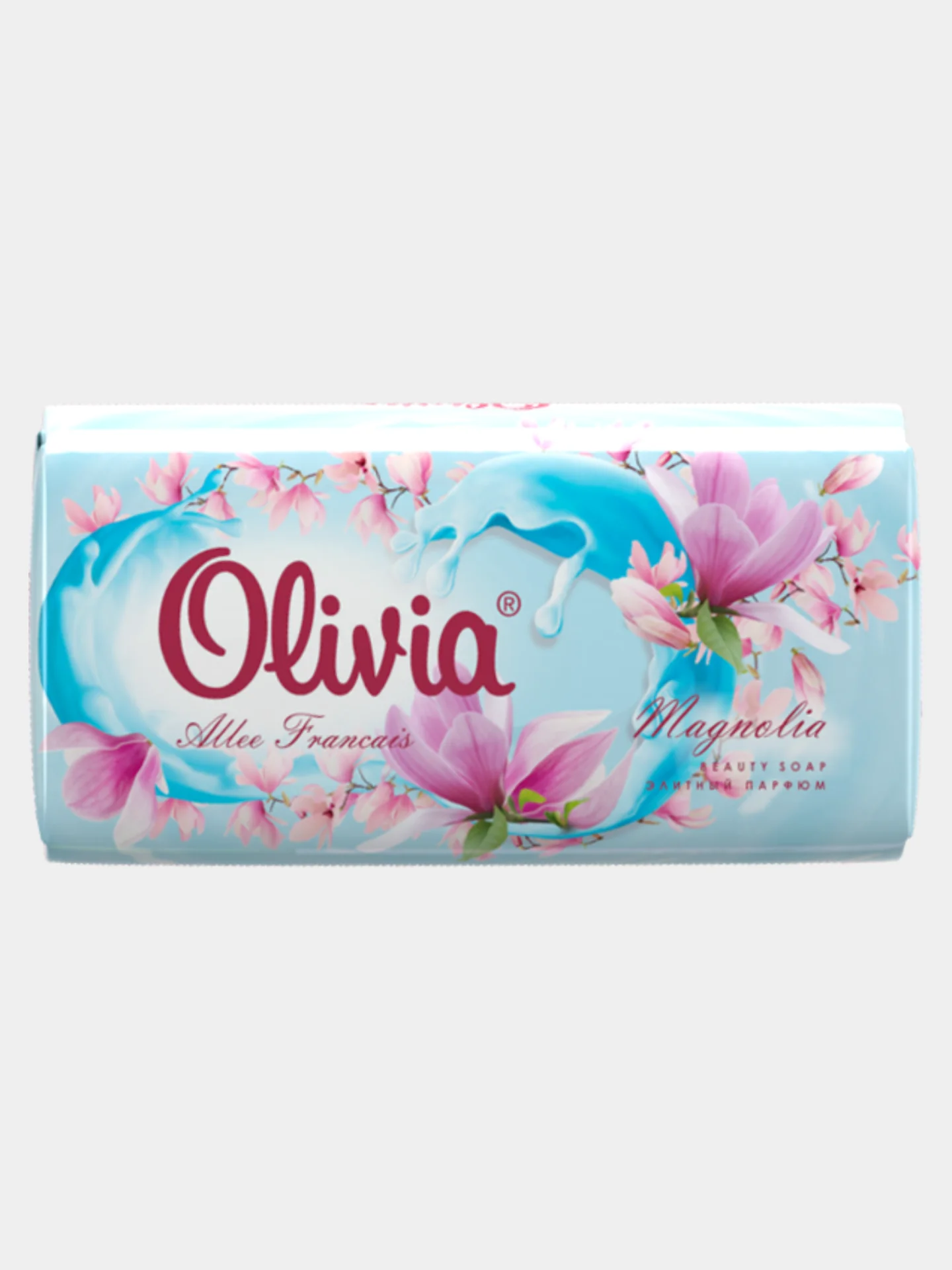 Мыло твердое туалетное для рук лица и тела ALVIERO Olivia Allee Francais, 90 г