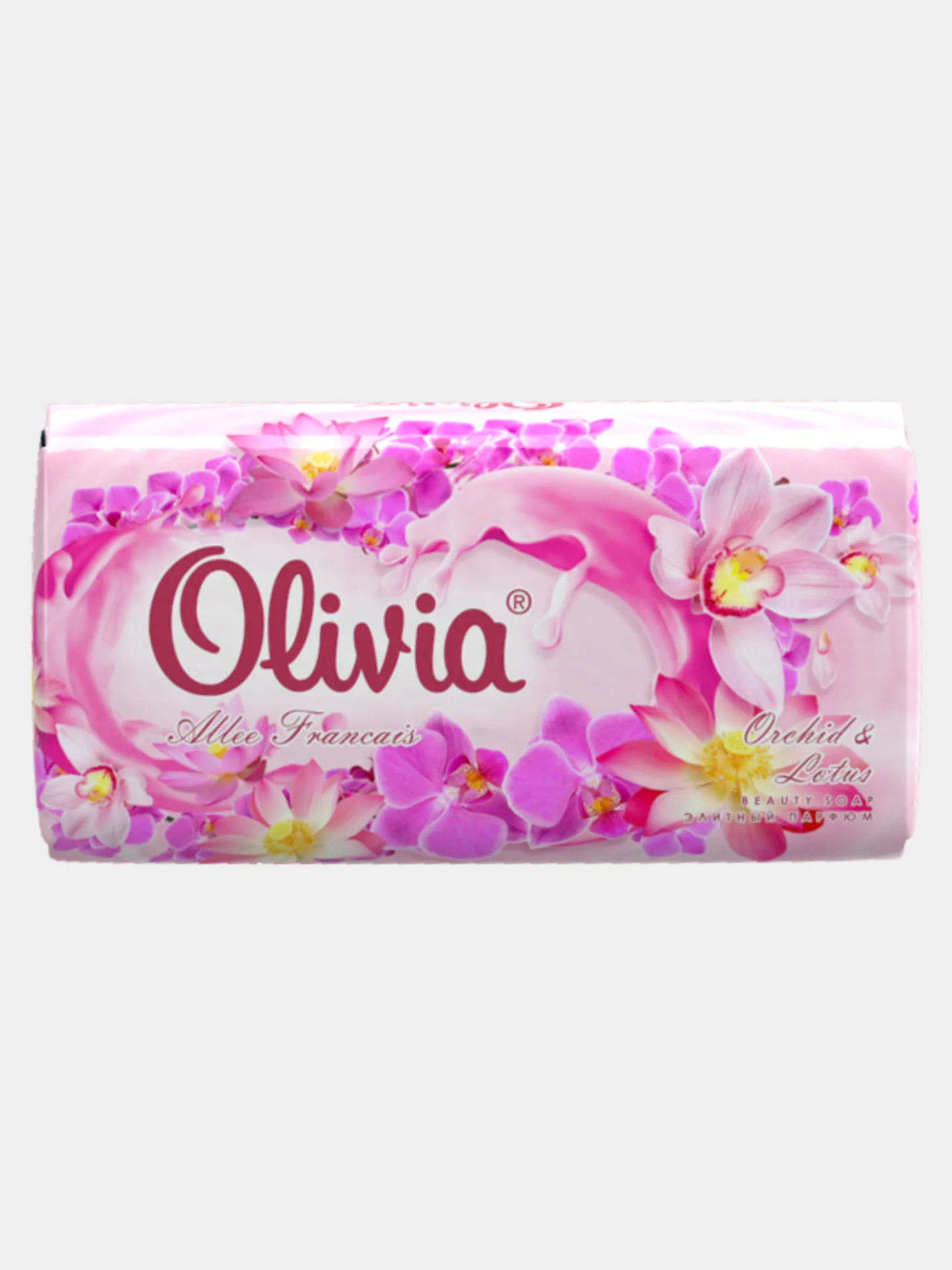Мыло твердое туалетное для рук лица и тела ALVIERO Olivia Allee Francais, 90 г
