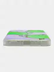 Лавандовый силиконовый чехол на Samsung Galaxy M15 5G / Самсунг М15 5G  прозрачный, с рисунком