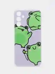 Лавандовый силиконовый чехол на Samsung Galaxy M15 5G / Самсунг М15 5G  прозрачный, с рисунком