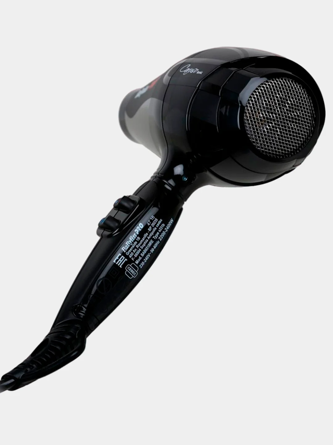 Профессиональный фен для сушки и укладки волос BaByliss PRO Caruso Ionic BAB6510IRE
