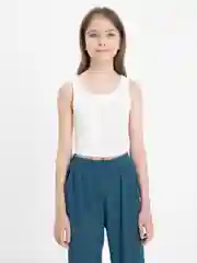 Молочный топ-майка для девочки