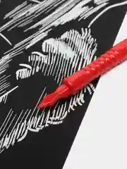 Гравюра "Котёнок" с металлическим эффектом "радуга" А4
