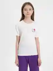 Белый футболки для девочки