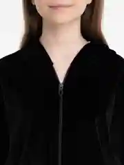Угольный костюм спортивный для девочки, из велюра