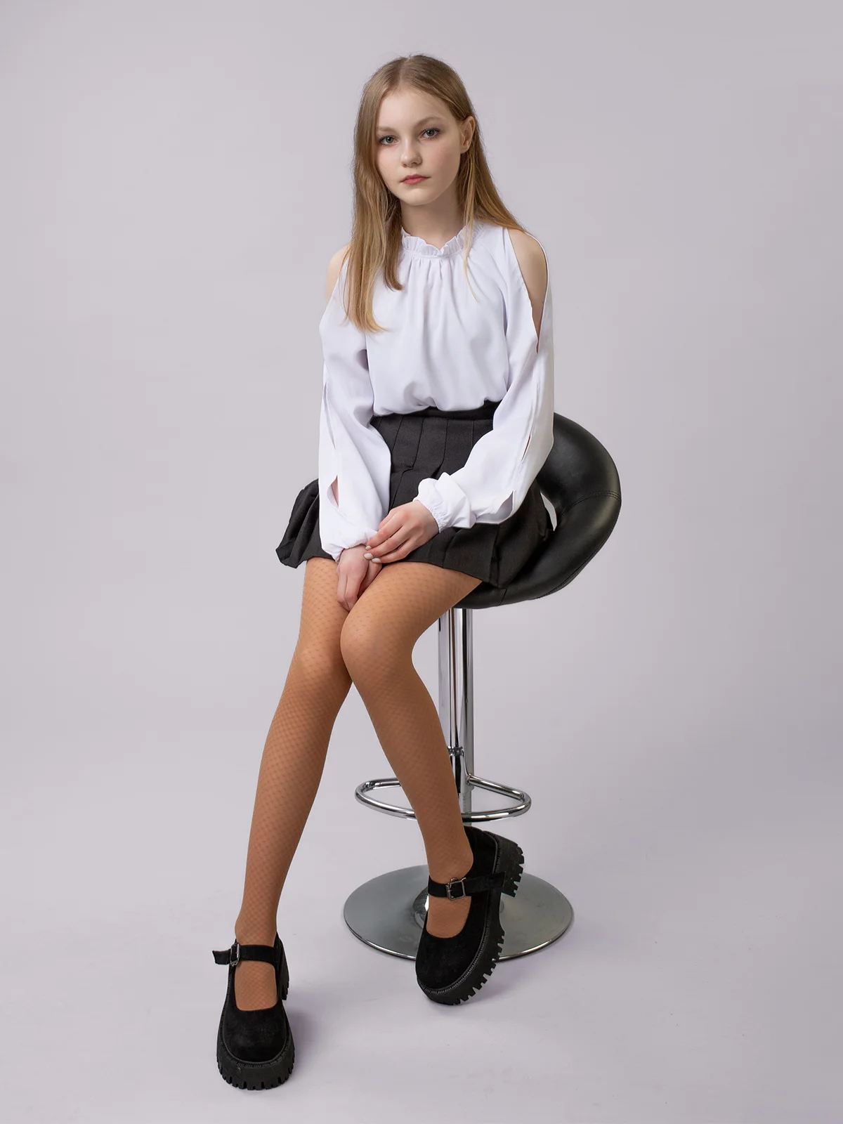 Бежевый колготки детские Giulia Nancy 02