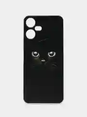 Шоколадный чехол на Tecno Pova Neo 3 (Текно Пова Нео 3), прозрачный, с рисунком, защита камеры