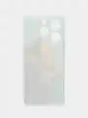 Светло-коричневый чехол на Tecno Spark 10 Pro (Текно Спарк 10 Про), прозрачный, с рисунком, защита камеры