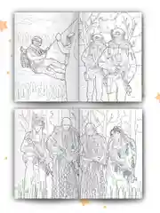 Бордовый раскраски для мальчиков с фигуркой солдатика в комплекте, А4 8 листов. Проф-Пресс
