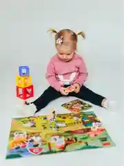 Игровой набор детский развивающий Zoo книга+пазл+фигурки "Моя маленькая ферма". Проф-Пресс