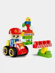 Конструктор пластиковый Десятое королевство Baby Blocks "Пожарная часть", 35 деталей
