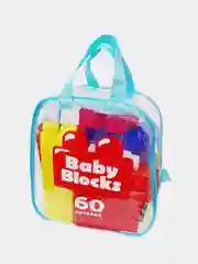 Конструктор пластиковый Десятое королевство "Baby Blocks", сумка, 60 деталей