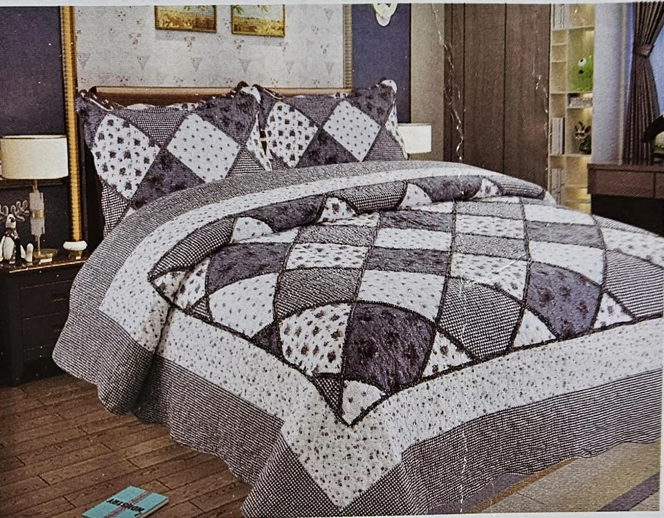 Покрывало стеганое в стиле Patchwork (пэчворк)
