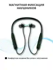 Зеленый наушники беспроводные спортивные Hoco ES64 с шейным ободком, BT V5.3, до 30 часов музыки