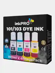 Разноцветный чернила для принтеров Epson 101/103 4 цвета L1110,1210,1250,1218,1250,3100,3101,3110,3111