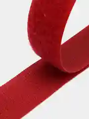 Красный контактная лента-липучка, пришивная