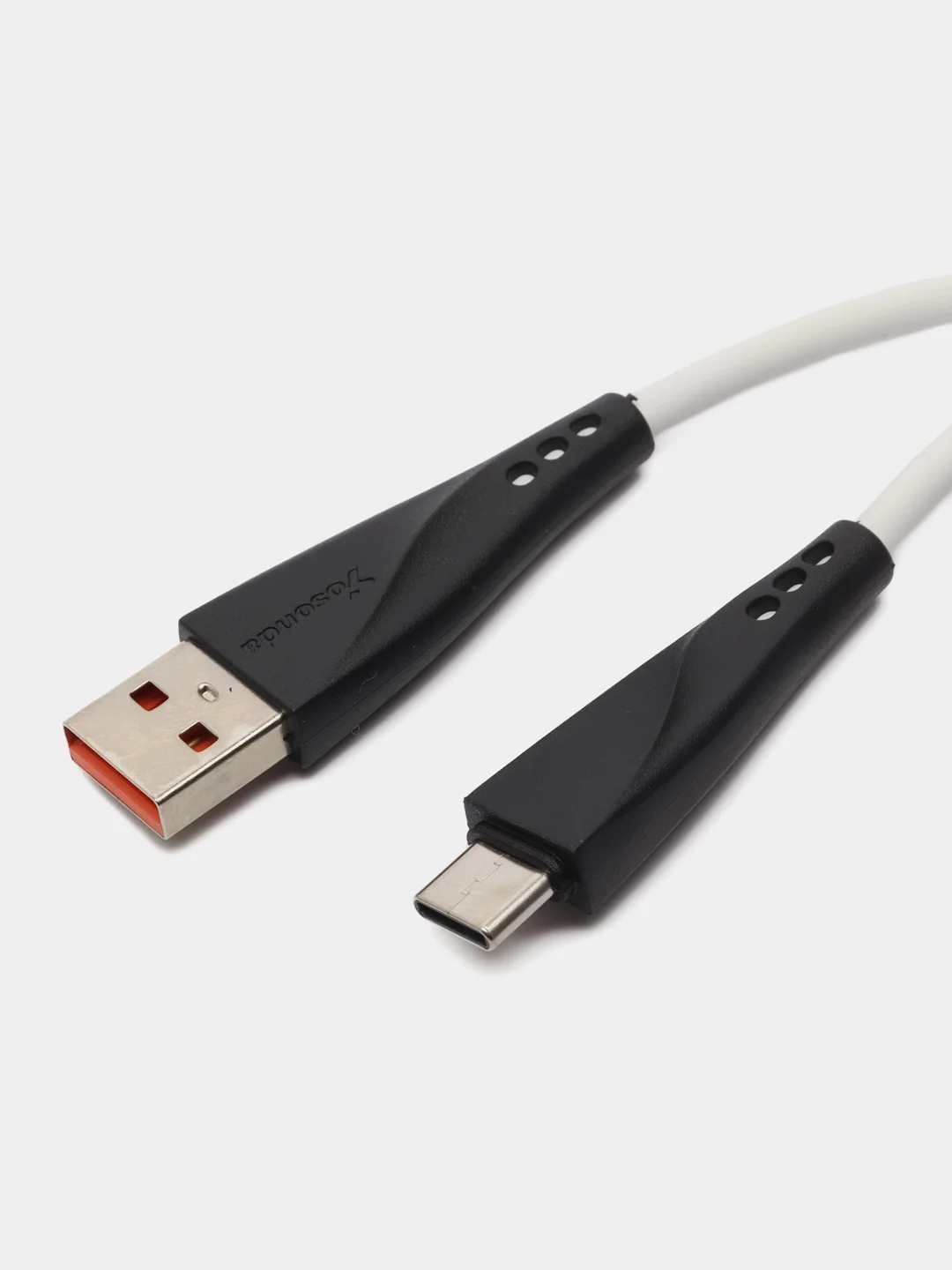 Белый кабель USB / Type-C для быстрой зарядкой
