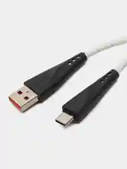Белый кабель USB / Type-C для быстрой зарядкой