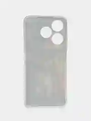Медный чехол на Tecno Spark 10/10C (Текно Спарк 10/10С), прозрачный, с рисунком, защита камеры