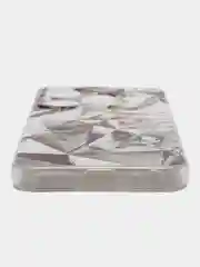 Серый металлик чехол на Tecno Spark 10/10C (Текно Спарк 10/10С), прозрачный, с рисунком, защита камеры
