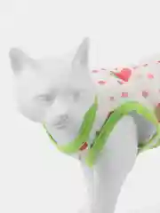 Белый майка футболка для собак и кошек, летняя