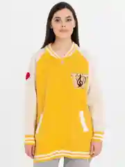 Женский бомбер свободного кроя, oversize