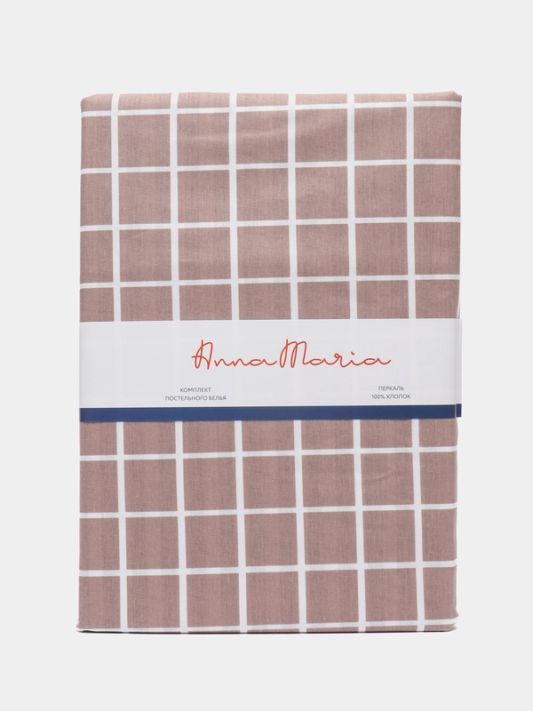 Постельное белье  Anna Maria "Анна/Анна" 1,5-спальный на молнии простынь 150х215 см поплин