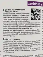 Шампунь нейтрализующий Холодный фиолет, 1000 мл