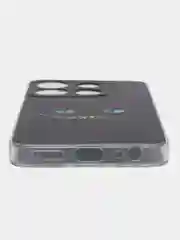 Черный чехол на Infinix Smart 7 HD / Инфиникс Смарт 7 HD прозрачный, с рисунком, защита камеры
