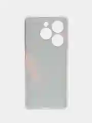Красный чехол на Infinix Smart 8/8 HD/HOT 40i / Инфиникс Смарт 8/8 HD/Хот 40i прозрачный